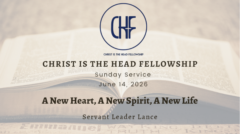 A New Heart, A New Spirit, A New LIfe