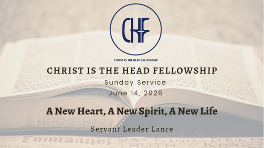 A New Heart, A New Spirit, A New LIfe
