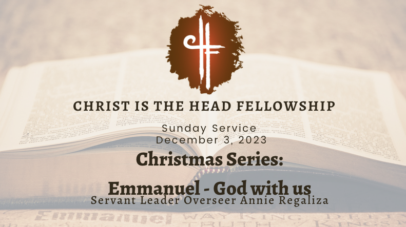 Christmas Series: Emmanuel - God with us